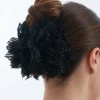 Fermaglio per capelli - Black Glitter