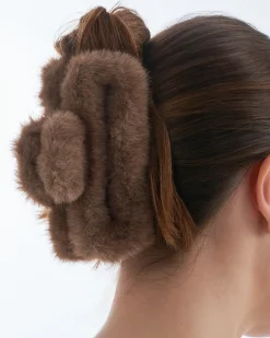 Fermaglio per capelli - Brown Fur