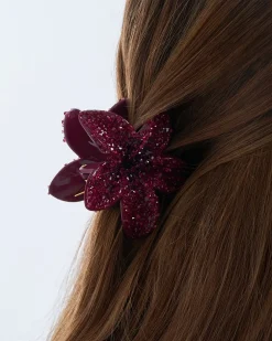 Fermaglio per capelli - Burgundy Blossom