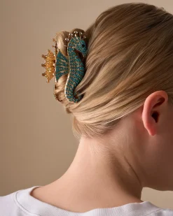 Fermaglio per capelli - Cyan Sea
