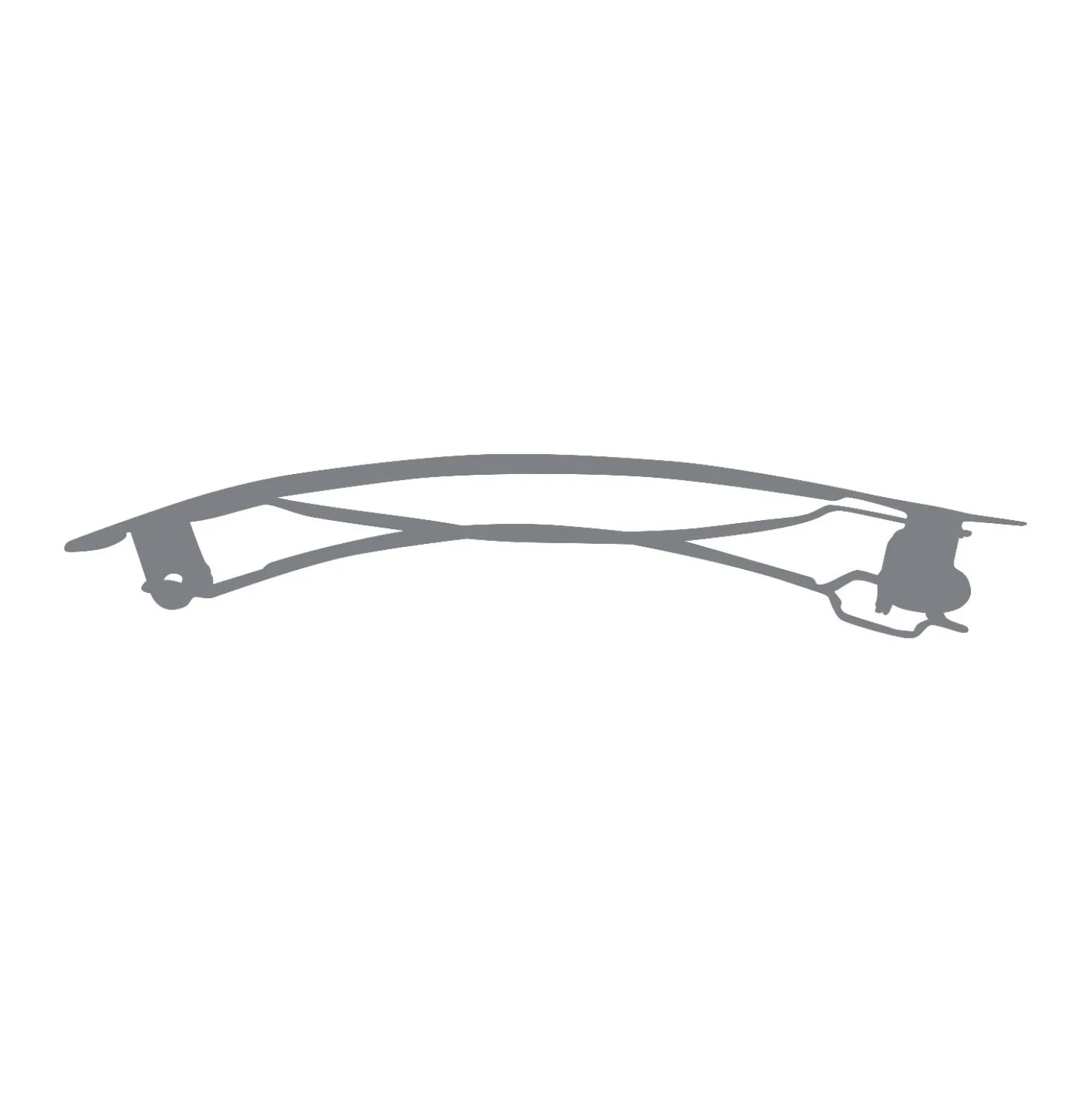 Fermaglio per capelli - Silver Bird