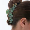 Fermaglio per capelli - Turqouise Flower