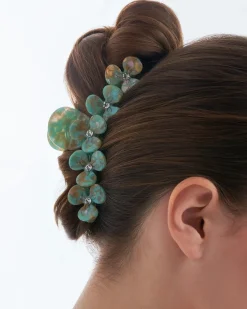 Fermaglio per capelli - Turqouise Flower