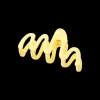 Fermaglio per capelli - Yellow Waves
