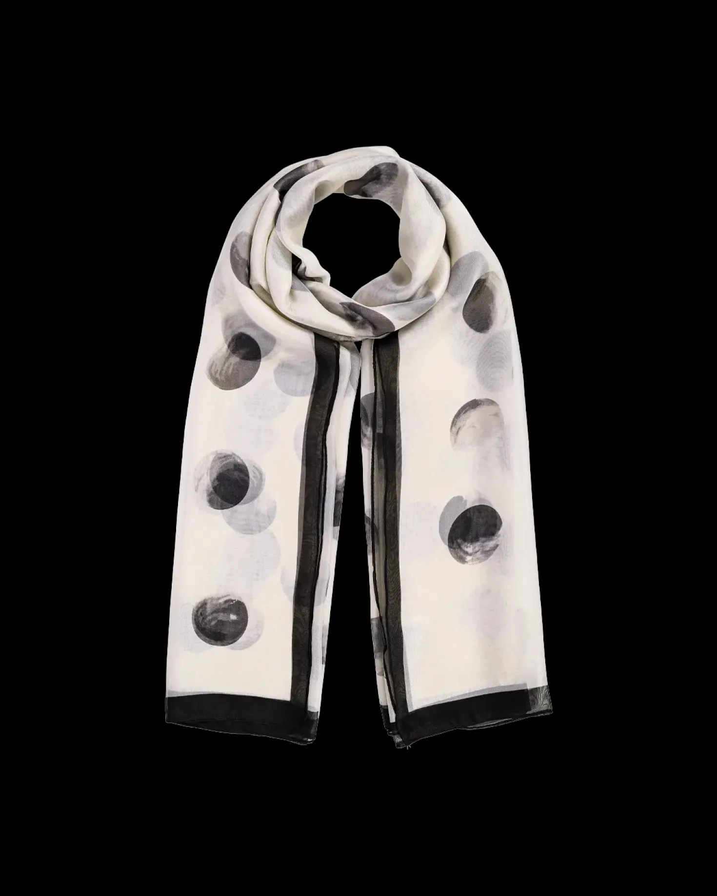Foulard - Black Dots