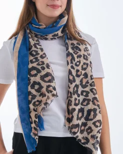 Foulard - Blue Leo
