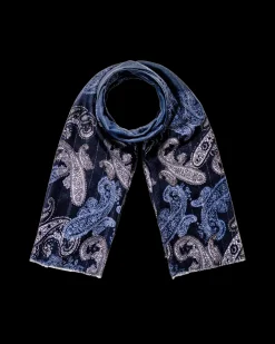 Foulard - Blue Paisley