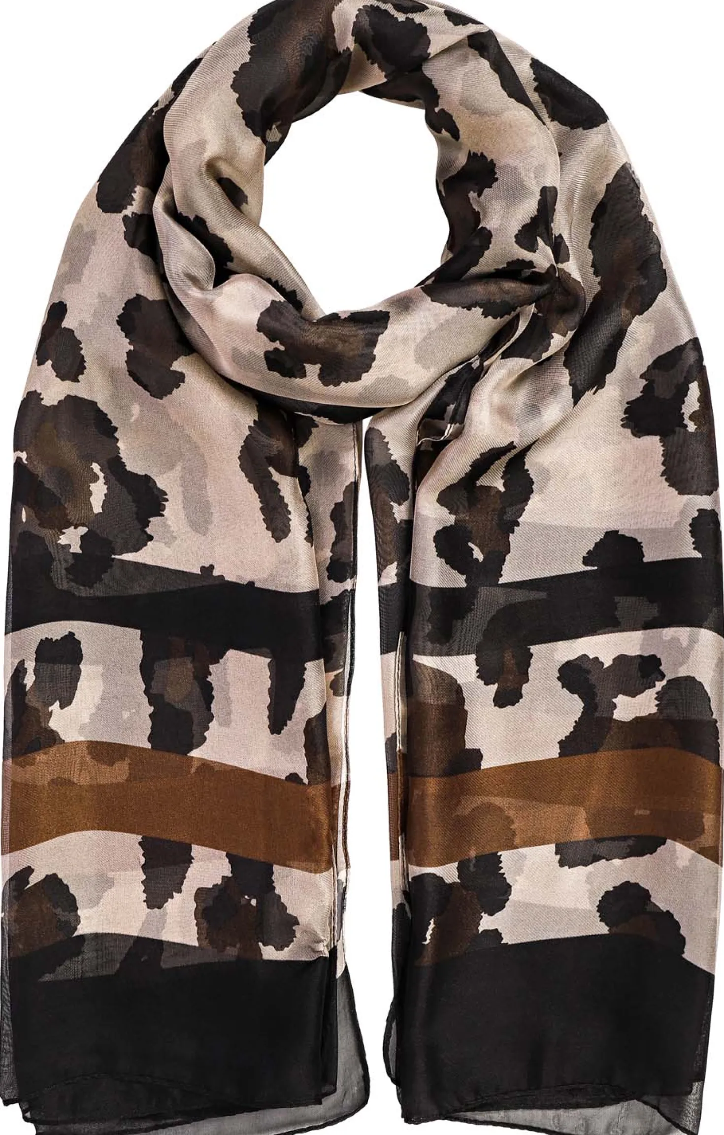 Foulard - Brown Print