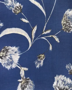 Foulard - Floral Navy