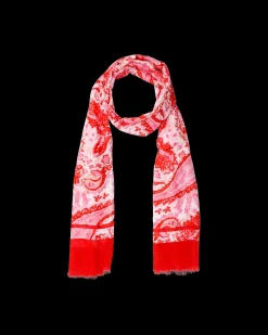 Foulard - Red Paisley
