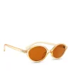 Occhiali da sole - Beige Oval