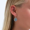Orecchini - Bluish Circle