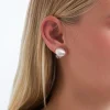 Orecchini a clip - bello argento