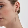 Orecchini a clip - Fiore gemello