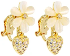 Orecchini a clip - Flower Charm