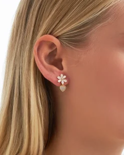 Orecchini a clip - Flower Charm