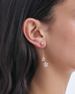 Orecchini a clip - Golden Blossom