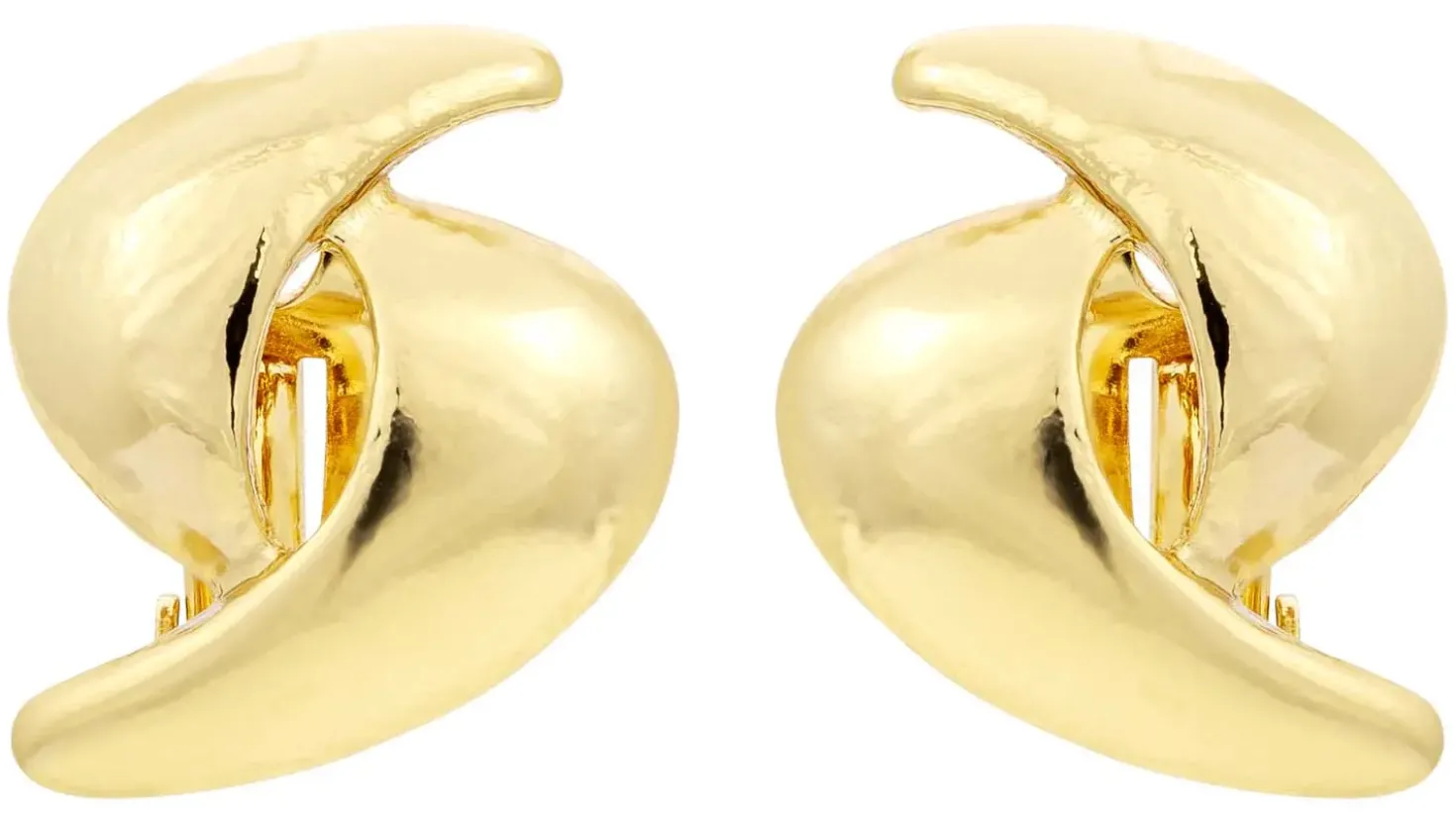 Orecchini a clip - Golden Glow