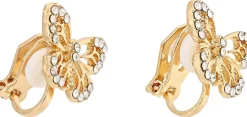 Orecchini a clip - Golden Butterfly