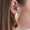 Orecchini a clip - Golden Leaf