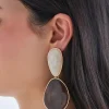 Orecchini a clip - Marble Beauty