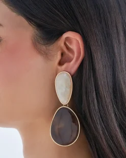 Orecchini a clip - Marble Beauty