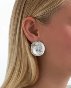 Orecchini a clip - Silver Shells