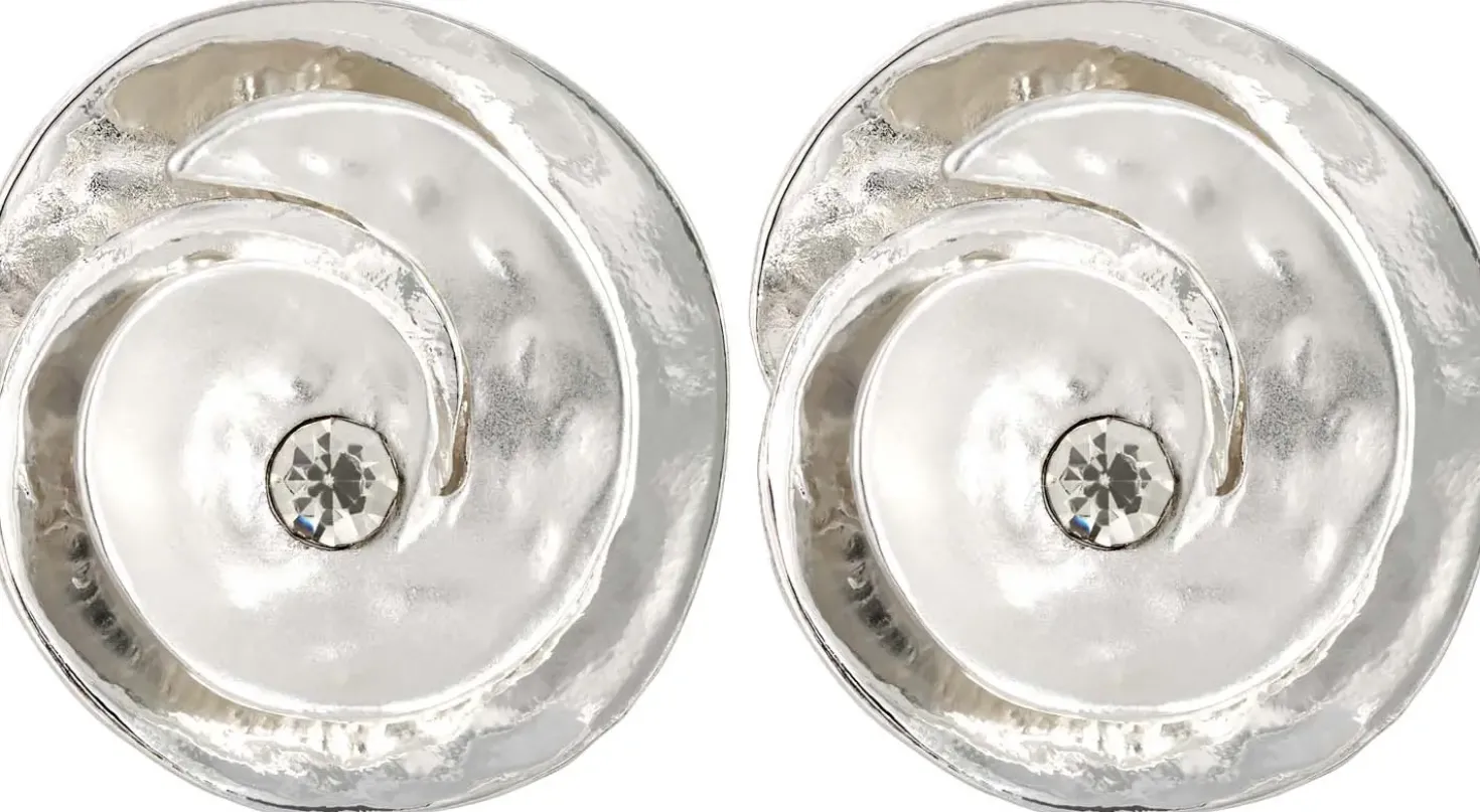 Orecchini a clip - Silver Shells