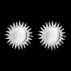 Orecchini a clip - Silver Sun