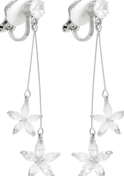 Orecchini a clip - Silver Blossom