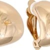 Orecchini a clip - Smooth Gold