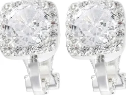 Orecchini a clip - Sparkling Squares
