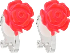 Orecchini a clip bambina - Pink Rose