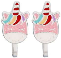 Orecchini a clip bambina - Sleeping Unicorn