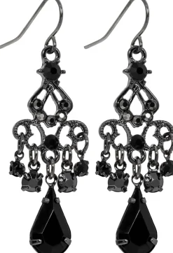 Orecchini a pendente - Black Spark