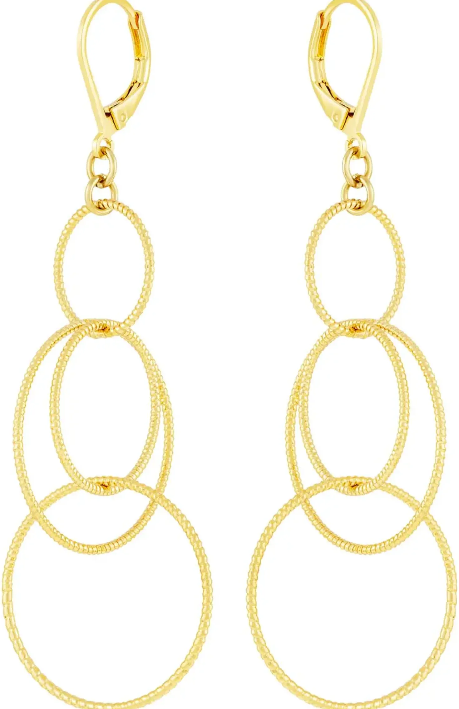 Orecchini a pendente - Fine Circles