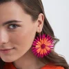Orecchini a pendente - Fuchsia Bloom