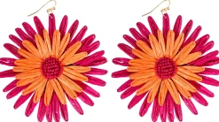 Orecchini a pendente - Fuchsia Bloom