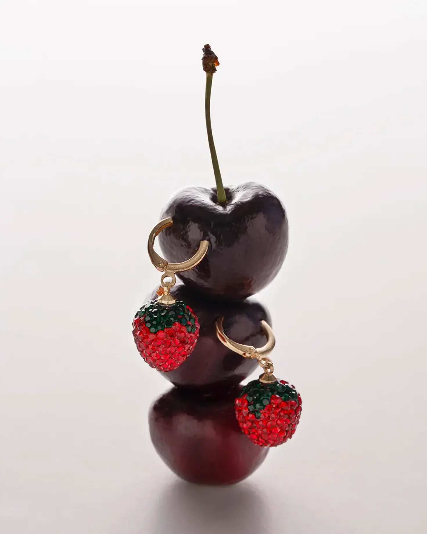 Orecchini a pendente - Lovely Strawberry