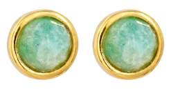 Orecchini a perno - Amazonite Glow
