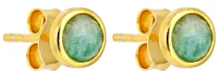 Orecchini a perno - Amazonite Glow