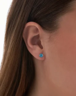 Orecchini a perno - Aqua Shine