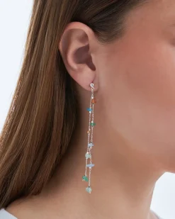 Orecchini a perno - Aventurine Shine