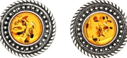 Orecchini a perno - Awesome Amber