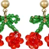 Orecchini a perno - Beaded Cherry