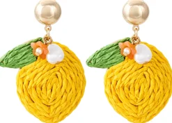 Orecchini a perno - Big Lemon