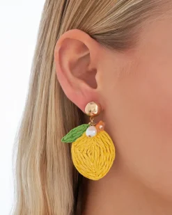 Orecchini a perno - Big Lemon