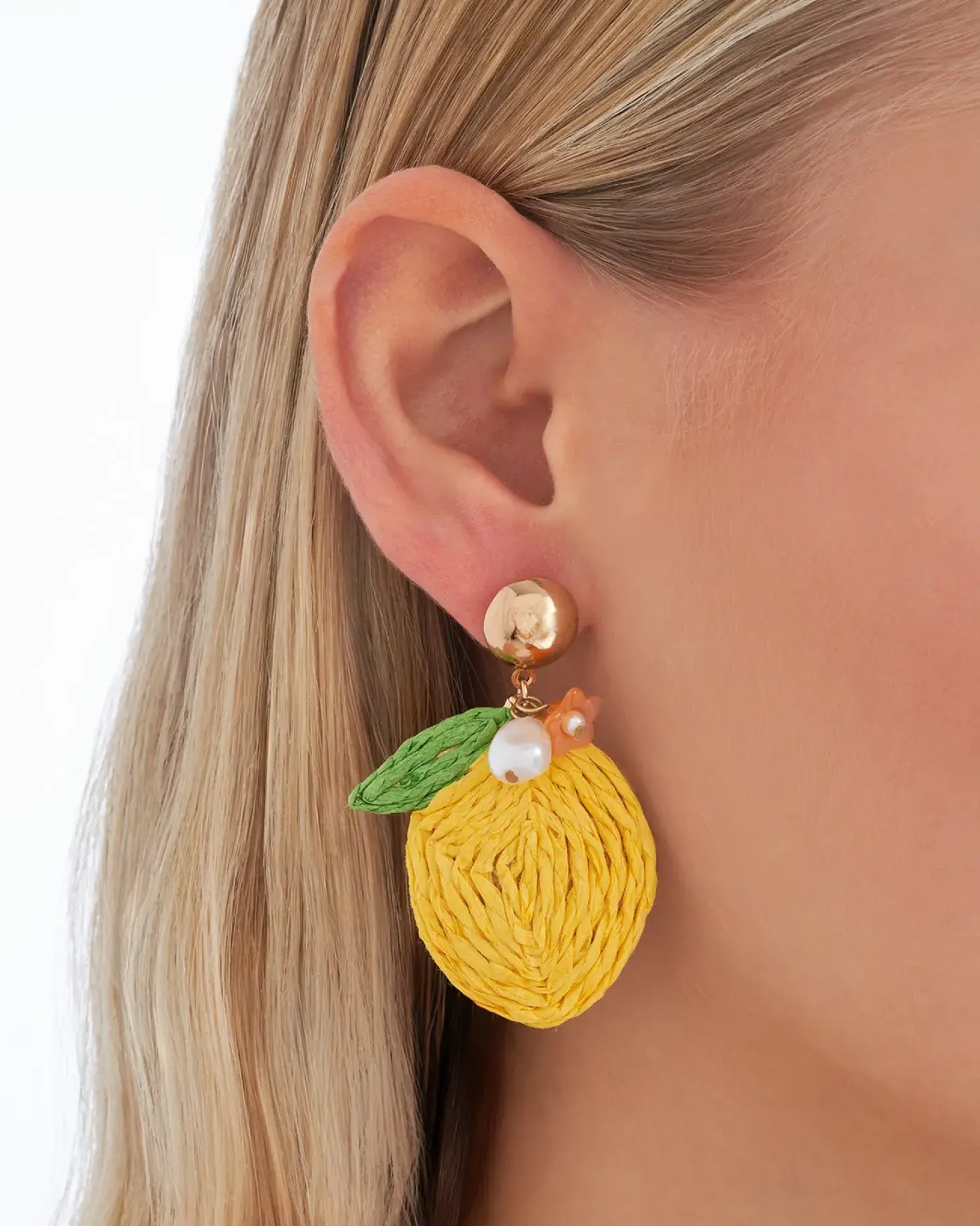 Orecchini a perno - Big Lemon