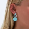 Orecchini a perno - Blue Circles