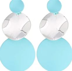 Orecchini a perno - Blue Circles